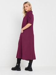PixieGirl Petite Red Collar Midi Dress - Image 3 of 5