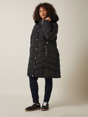Evans Luxe Black Parka - Image 2 of 5