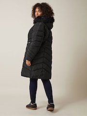 Evans Luxe Black Parka - Image 3 of 5