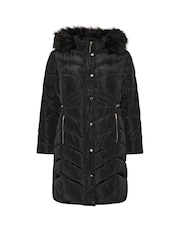 Evans Luxe Black Parka - Image 5 of 5