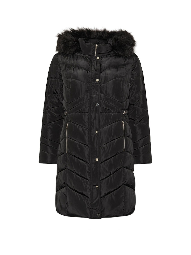 Evans Luxe Black Parka - Image 5 of 5