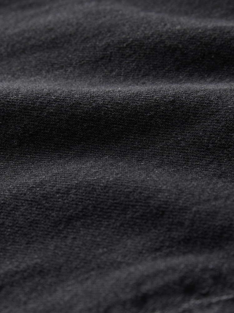 Black 100% Cotton Front Pocket Denim Mini Dress - Image 3 of 3