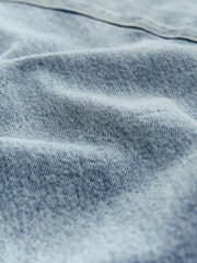 Mid Blue Denim Sleeveless Denim Maxi Dress - Image 11 of 11