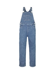 Tommy Hilfiger Blue Unisex Carpenter Denim Dungaree - Image 3 of 4