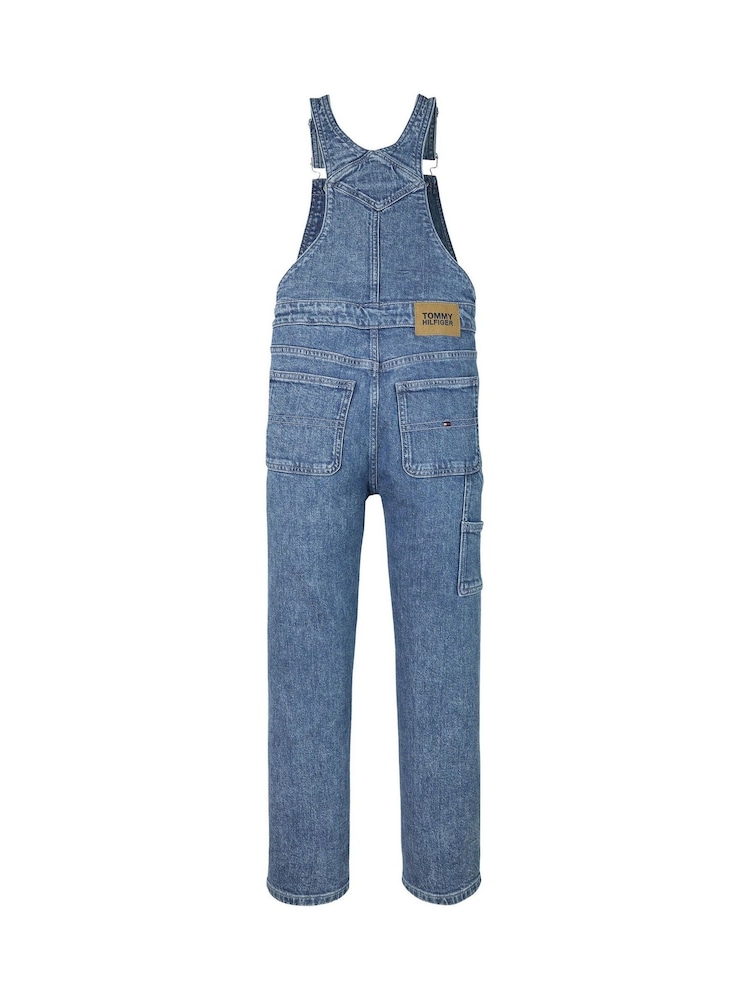 Tommy Hilfiger Blue Unisex Carpenter Denim Dungaree - Image 4 of 4