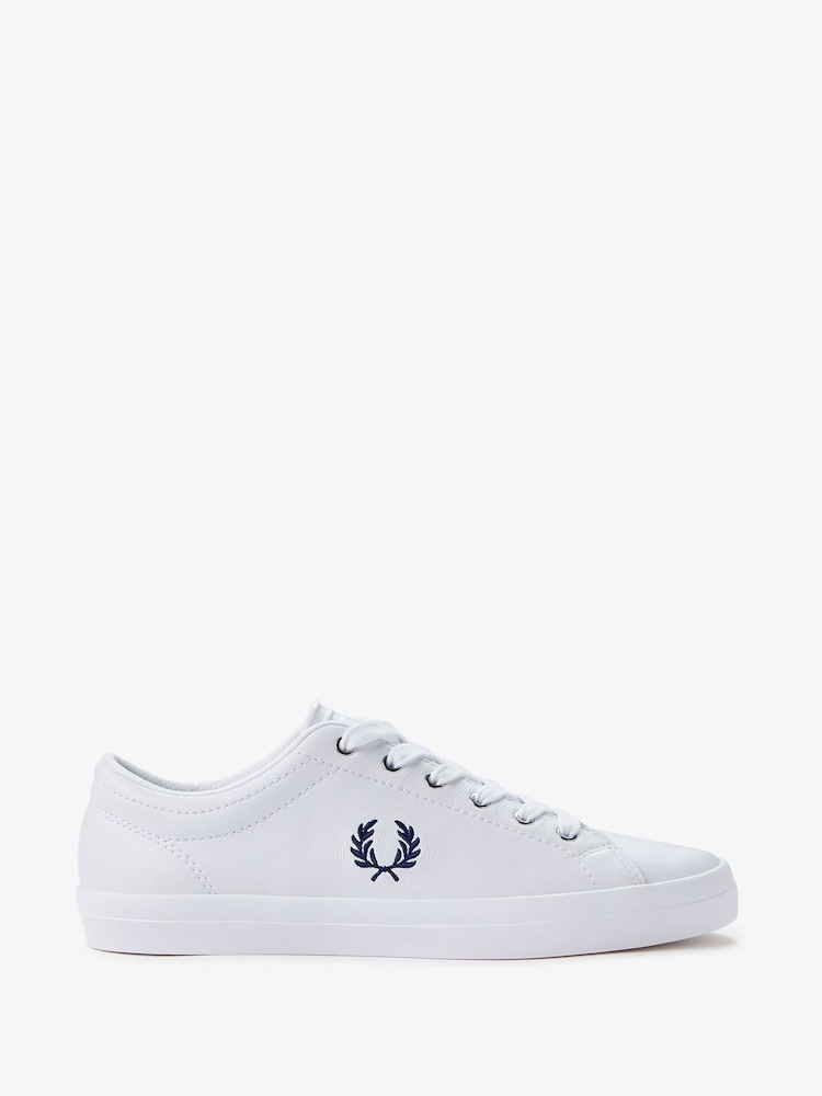 Fred Perry Baseline Lear Trainers - Image 1 of 4