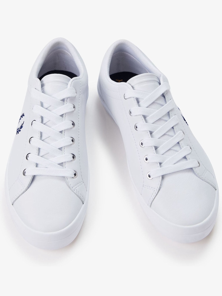 Fred Perry Baseline Lear Trainers - Image 2 of 4