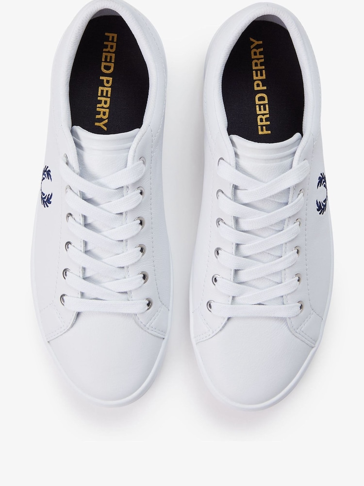 Fred Perry Baseline Lear Trainers - Image 4 of 4