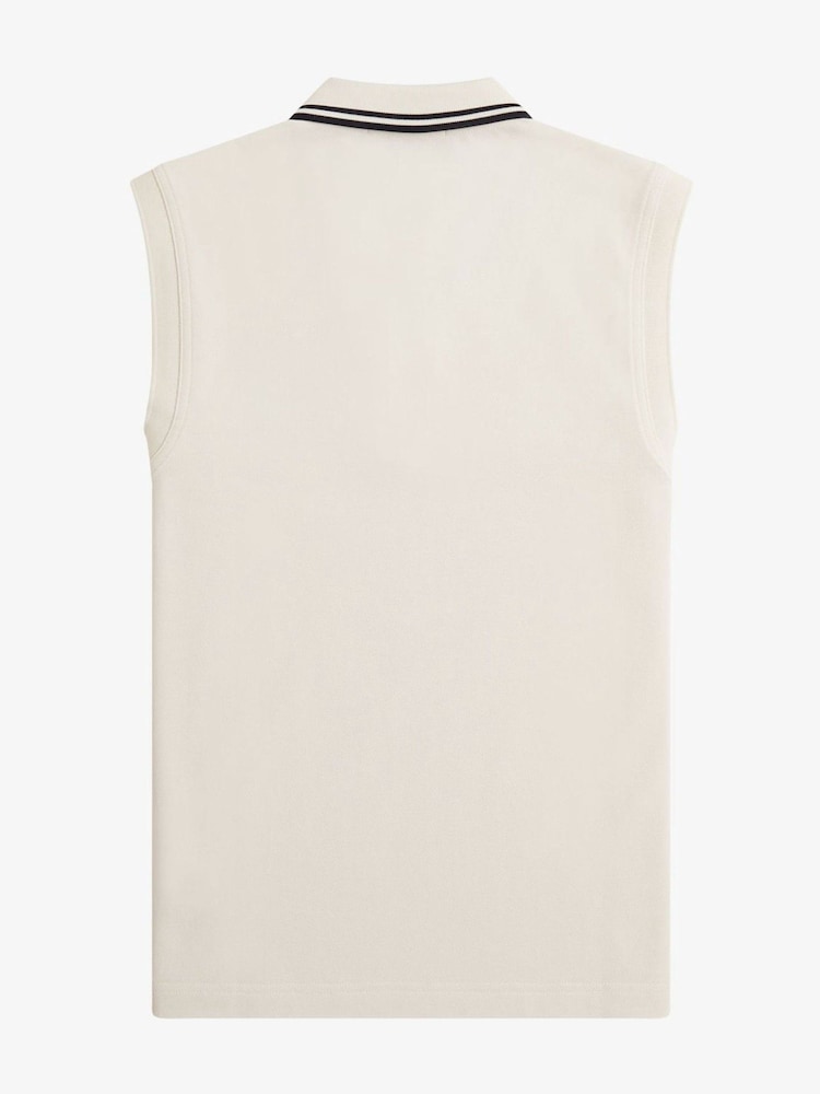 Fred Perry Sleeveless Polo Shirt - Image 2 of 2
