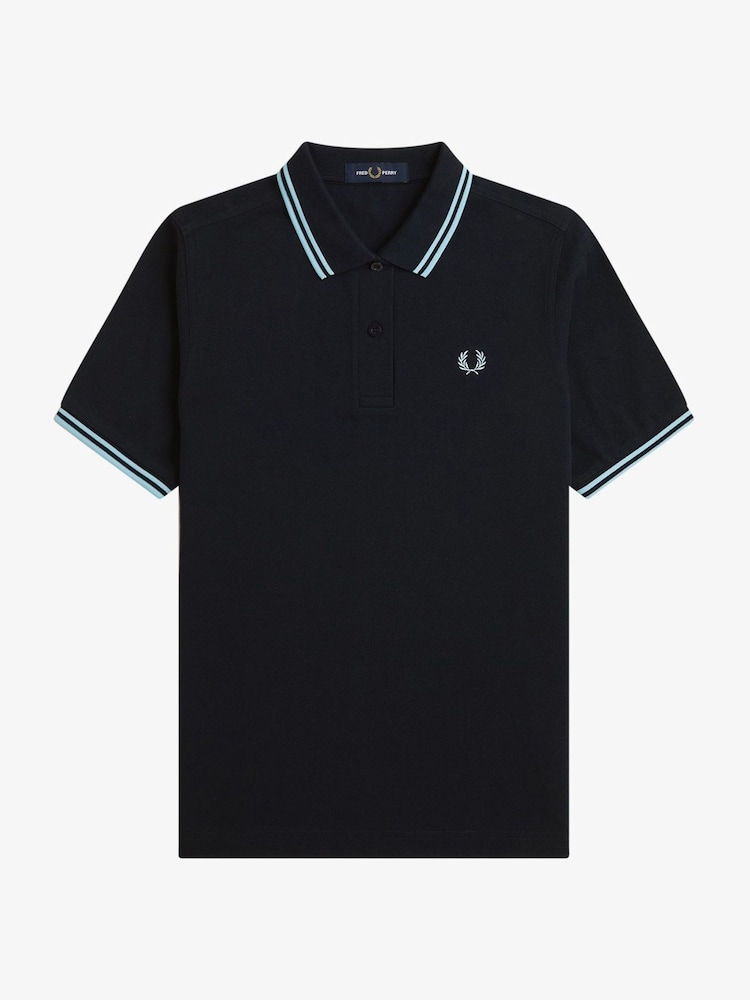 Рубашка поло с контрастной отделкой Fred Perry - Изображение 1 из 2