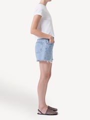 AGOLDE Blue Parker long Shorts - Image 4 of 6