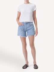 AGOLDE Blue Parker long Shorts - Image 5 of 6