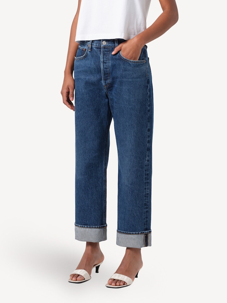 AGOLDE Blue Fran Jeans - Image 1 of 7