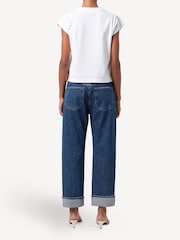 AGOLDE Blue Fran Jeans - Image 6 of 7