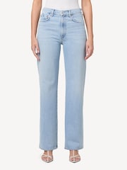 AGOLDE Beam Blue Harper Straight Stretch Jeans - Image 1 of 5