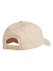 Calvin Klein White Monogram Embroidered Cap - Image 2 of 2