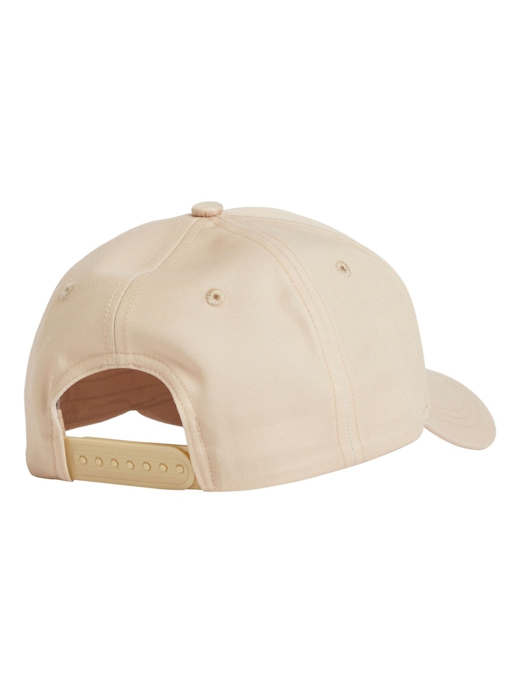 Calvin Klein White Monogram Embroidered Cap - Image 2 of 2