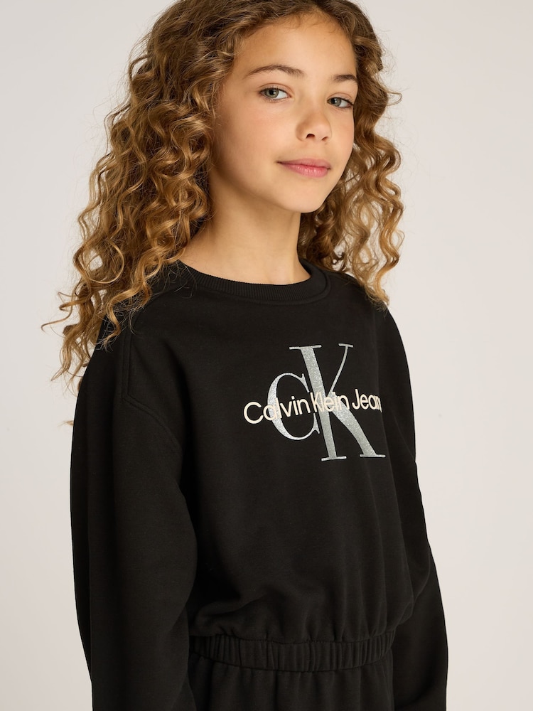 Calvin Klein Sweatshirt Dress Girls Calvin Klein Ckj Logo