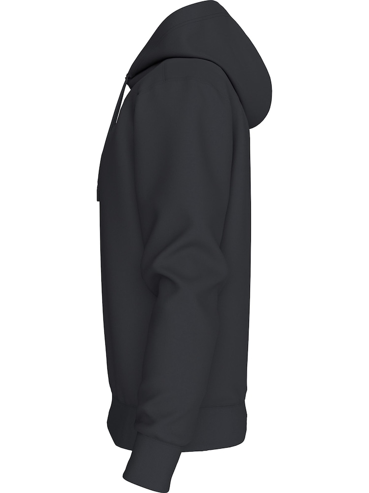 Calvin Klein Black Relaxed Monologo Hoodie - Image 4 of 5