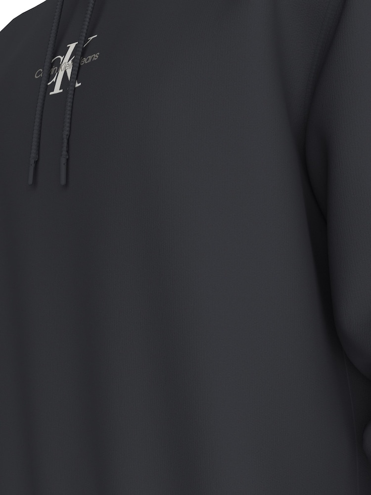 Schwarz - Calvin Klein Hoodie in Relaxed Fit mit Monologo - Bild 5 von 5 Schwarz - Calvin Klein Hoodie in Relaxed Fit mit Monologo - Bild 5 von 5
