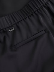 Calvin Klein Black Technical Satin Straight Trousers - Image 7 of 7