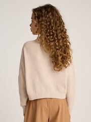 Calvin Klein Cream Cable Jumper - Image 2 of 5
