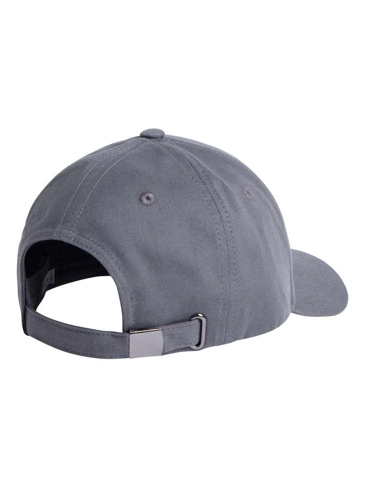 Calvin Klein Grey 100% Cotton Baseball Cap - Image 2 of 3