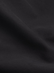 Calvin Klein Black Cropped Pleated 100% Cotton Trousers - Image 7 of 7