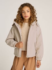 Calvin Klein Grey Technical Parka Jacket - Image 1 of 5