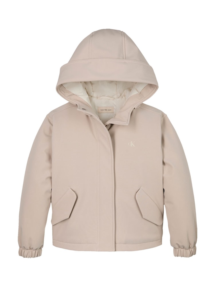 Calvin Klein Grey Technical Parka Jacket - Image 4 of 5
