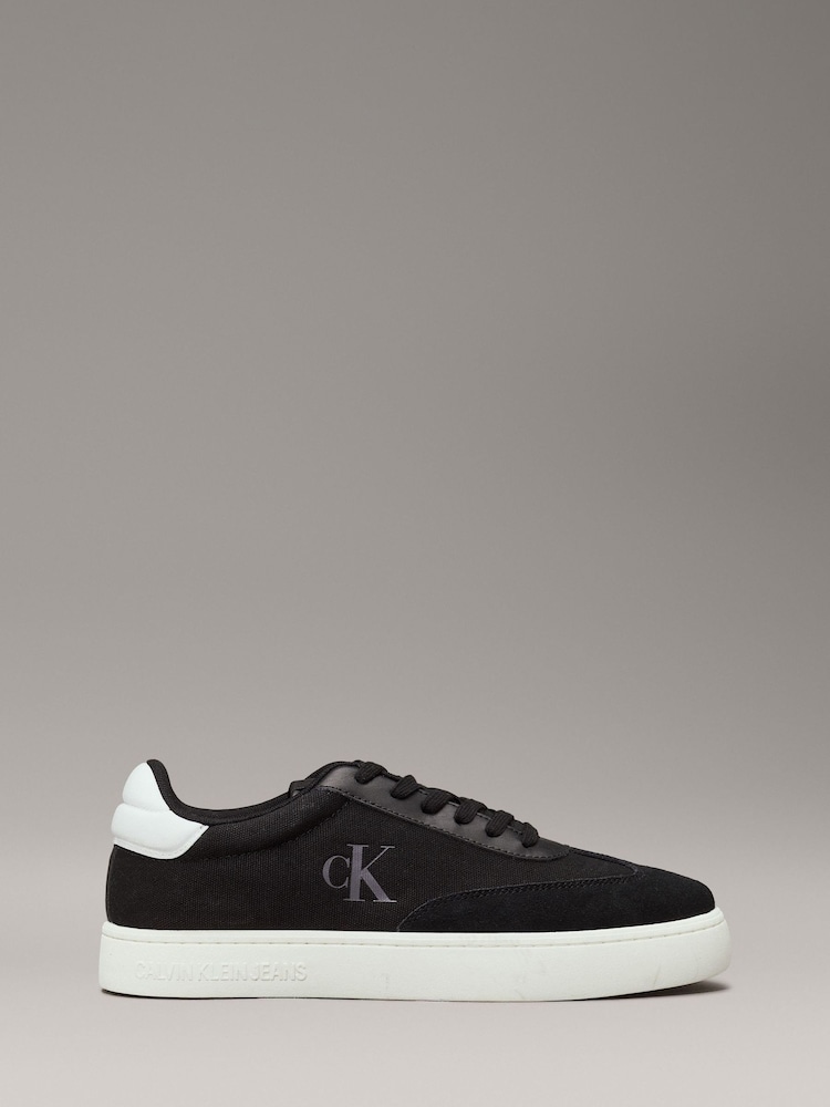 Calvin Klein White Classic Cupsole Low Trainers - Image 1 of 7