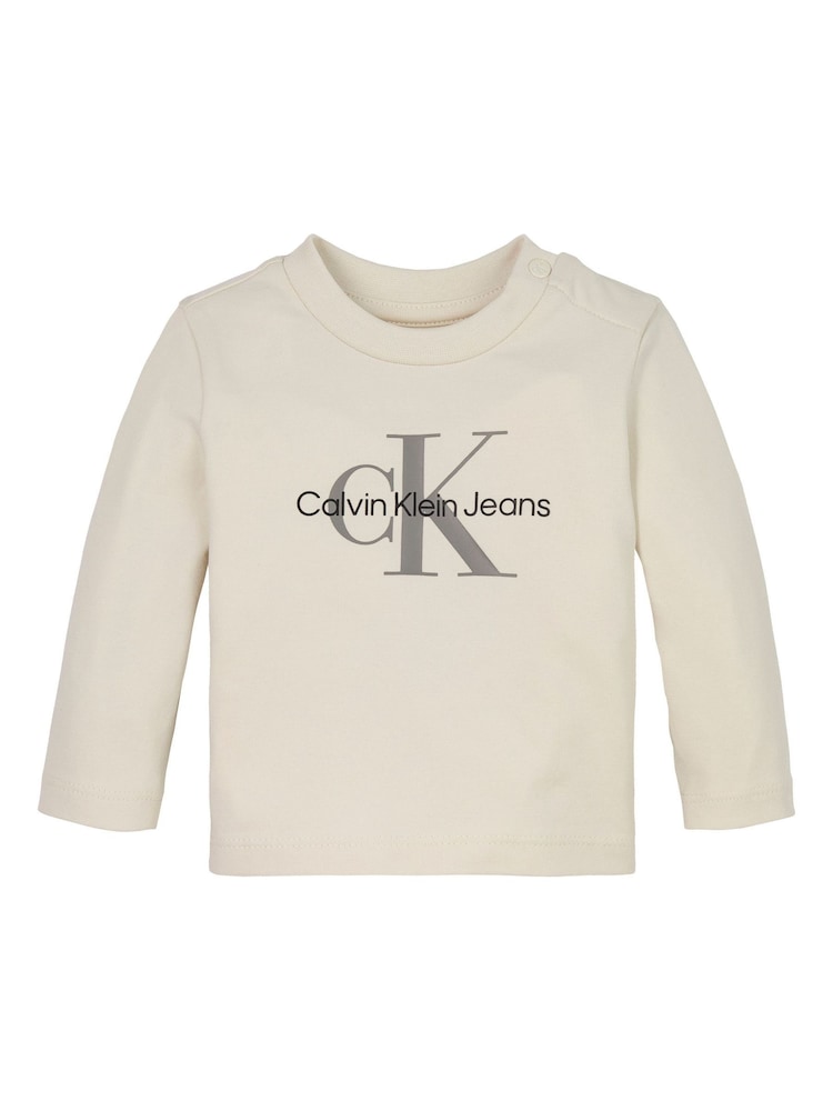 Camiseta de manga larga para recién nacido de Calvin Klein - Imagen 1 de 1
