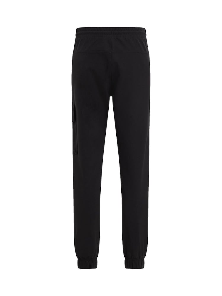 Calvin Klein Black Technical Cargo Trousers - Image 2 of 3