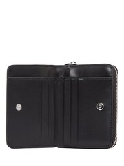 Calvin Klein Black Minimal Monogram Medium Zip Wallet - Image 3 of 4