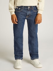 Calvin Klein Blue Authentic Mid Rise Straight Jeans - Image 1 of 5