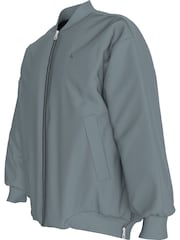 Calvin Klein Blue Long Bomber Jacket - Image 3 of 5
