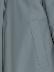 Calvin Klein Blue Long Bomber Jacket - Image 5 of 5