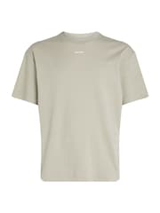 Calvin Klein Green Nano Logo 100% Cotton T-Shirt - Image 5 of 6