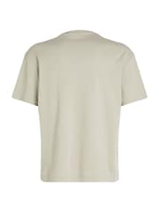 Calvin Klein Green Nano Logo 100% Cotton T-Shirt - Image 6 of 6