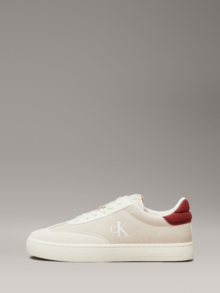 Calvin Klein Red Classic Cupsole Low Trainers - Image 2 of 7