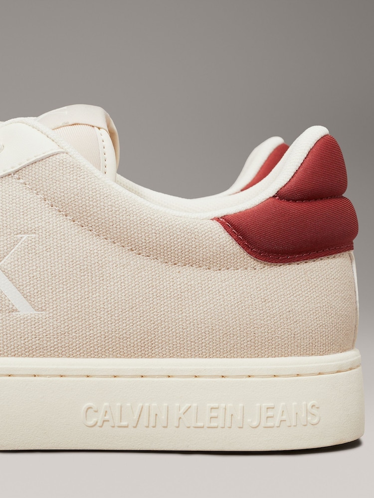 Calvin Klein Red Classic Cupsole Low Trainers - Image 7 of 7
