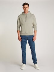 Calvin Klein Green Relaxed Hoodie With Nano Logo - Image 3 of 7