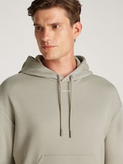 Calvin Klein Green Relaxed Hoodie With Nano Logo - Image 4 of 7