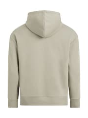 Calvin Klein Green Relaxed Hoodie With Nano Logo - Image 6 of 7