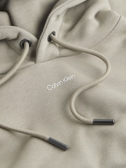 Calvin Klein Green Relaxed Hoodie With Nano Logo - Image 7 of 7