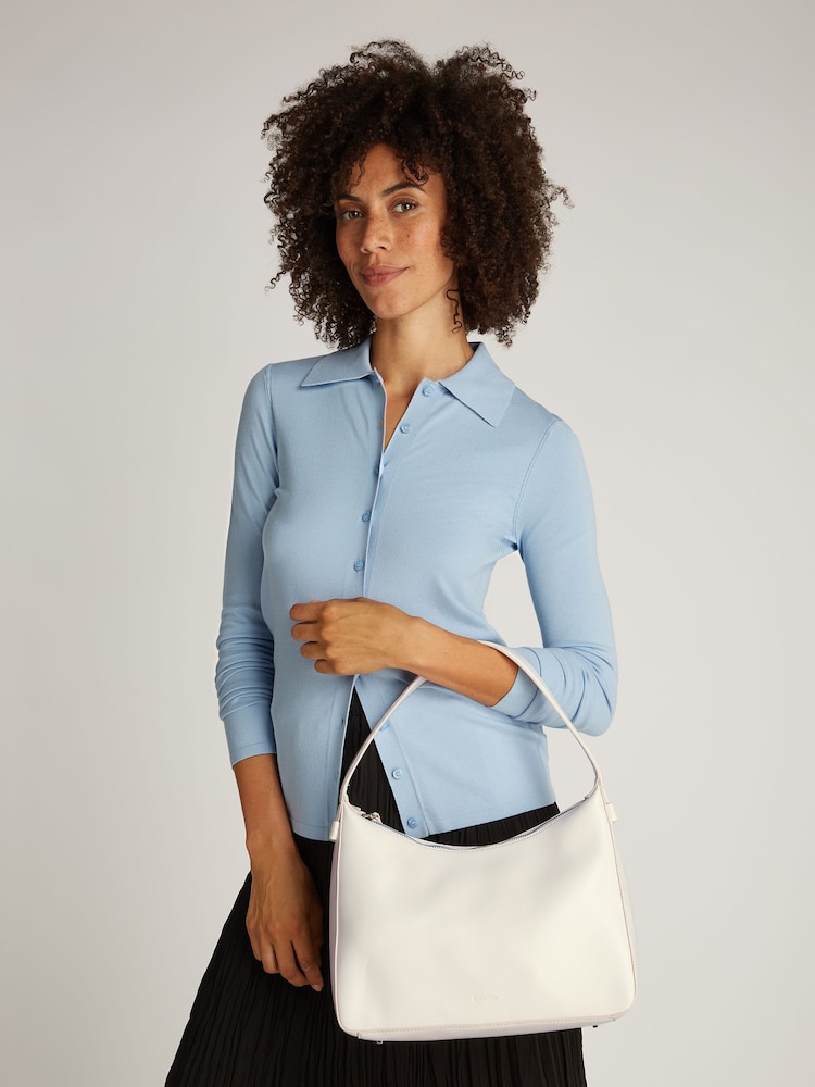 Calvin Klein White Medium Shoulder Bag - Image 5 of 5