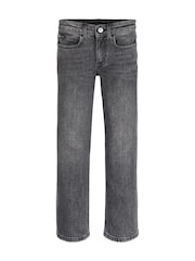Calvin Klein Black Authentic Mid Rise Straight Jeans - Image 1 of 2