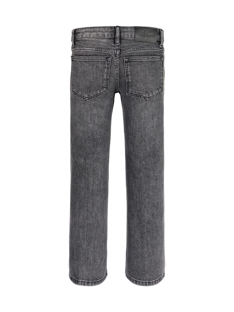 Calvin Klein Black Authentic Mid Rise Straight Jeans - Image 2 of 2