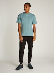 Calvin Klein Blue Nano Logo 100% Cotton T-Shirt - Image 4 of 6