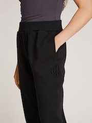 Calvin Klein Black Embroidered Joggers - Image 4 of 7